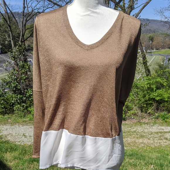 Zara Tops - Zara W/B Collection Dolman V-Neck sweater